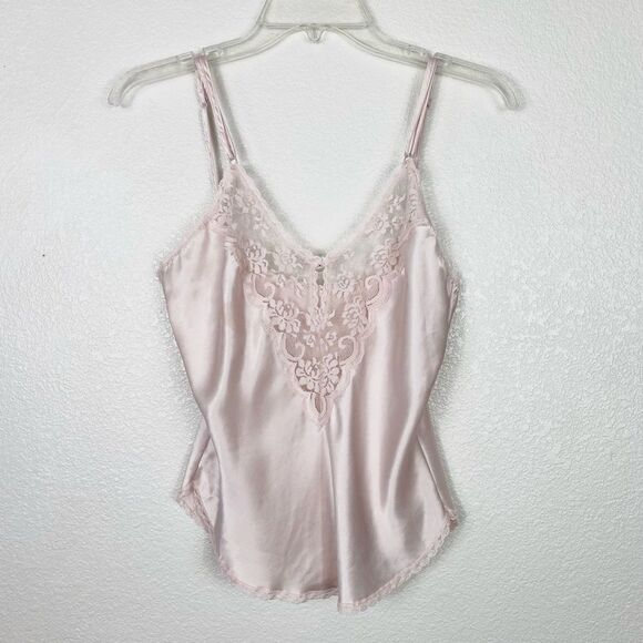 Vintage Maidenform Light Pink Lace Slip Camisole - Picture 2 of 6